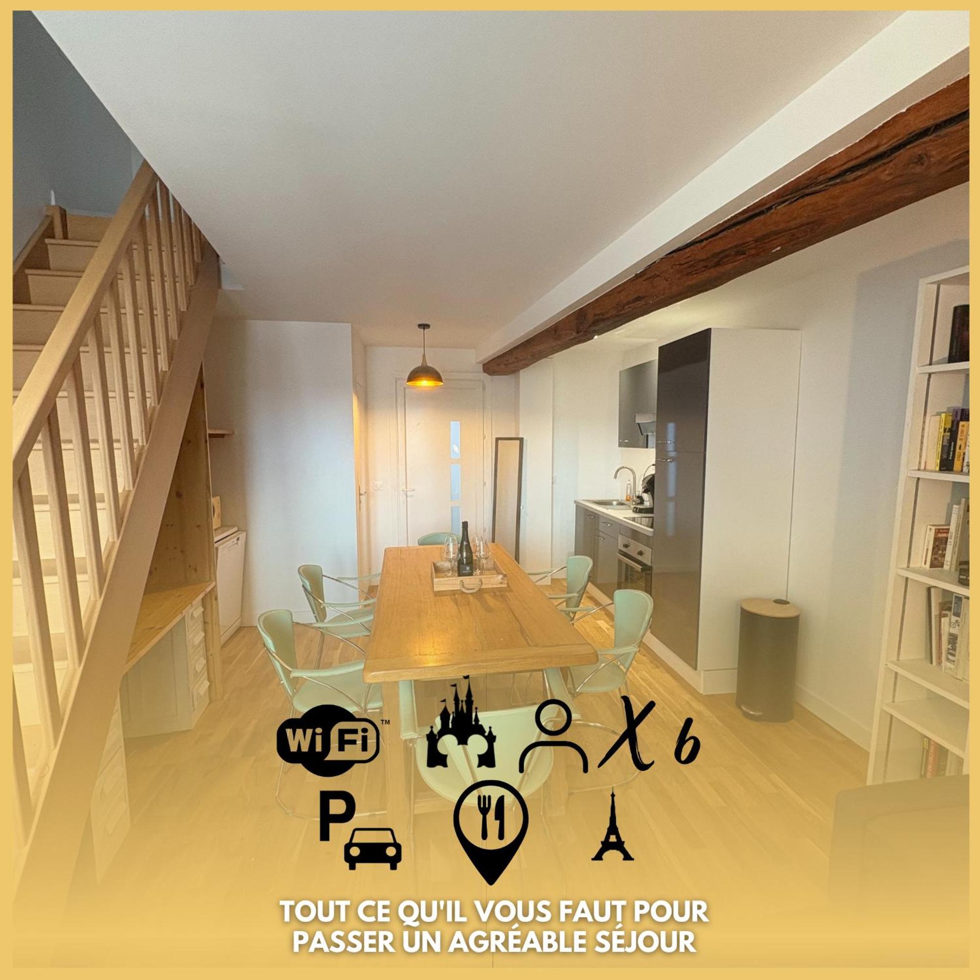 Le 7 - Appartement Cosy - Disney 20 Min Meaux Exterior foto